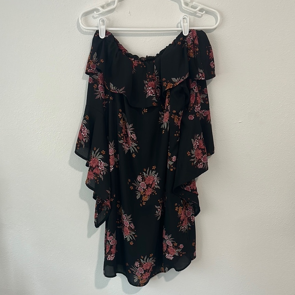 Floral Off-Shoulder Dress